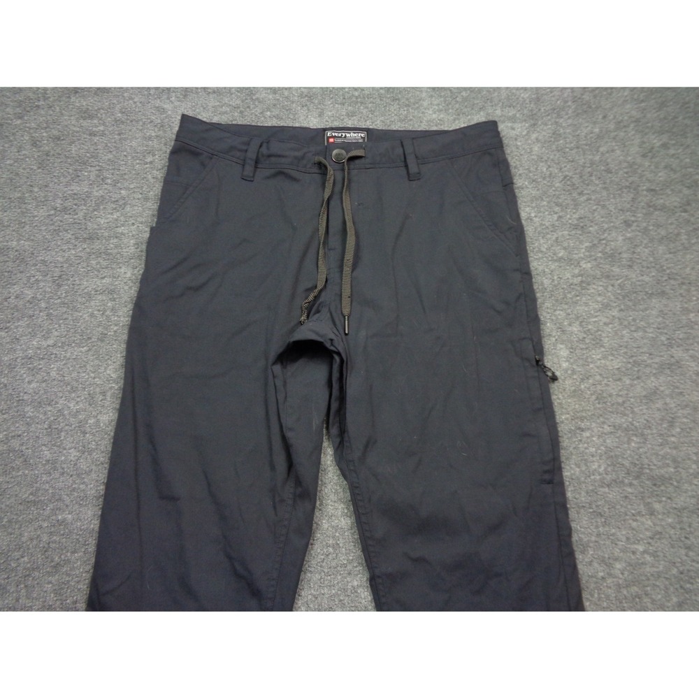 686 Pants Mens 32x32 Gray Everywhere Slim Fit Nylon Hiking Pockets Gorpcore - Picture 4 of 13